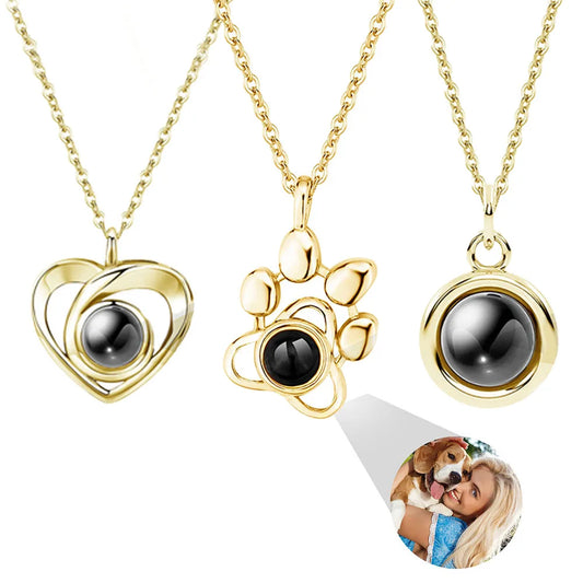 Cherished Paw Print Projection Necklace™